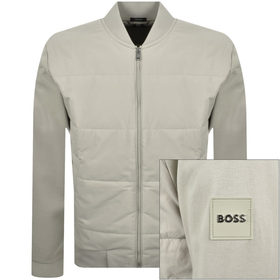 BOSS H Skiles 100 Jacket Beige | Mainline Menswear x